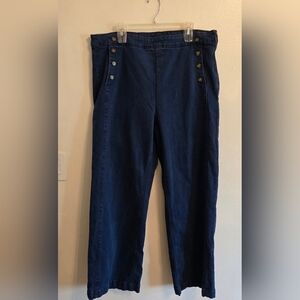 Old Navy Womens Extra High-Rise Sky-Hi Wide Leg Jeans Size 18